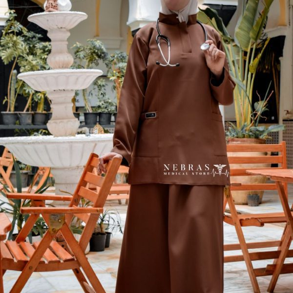 سكراب التنورة بنّي