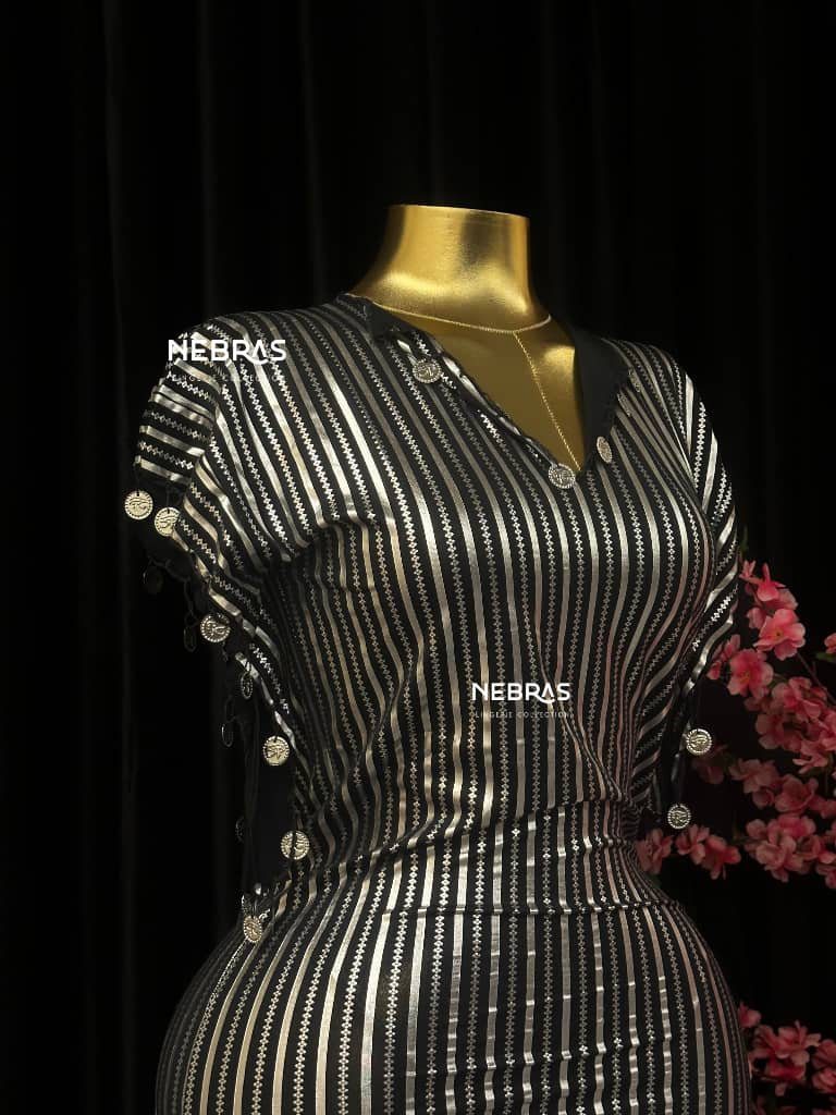 MIDNIGHT SILVER DRESS