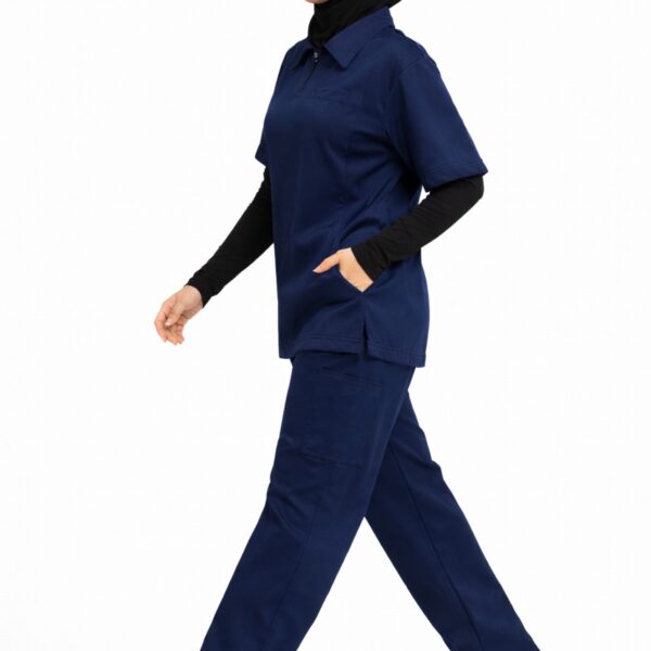 DARK BLUE POLO SCRUB